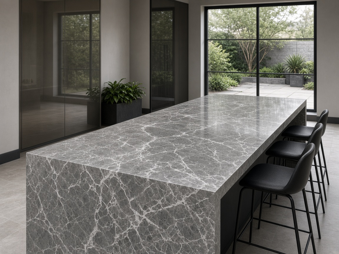 HI-MACS Worktops in a UK kitchen