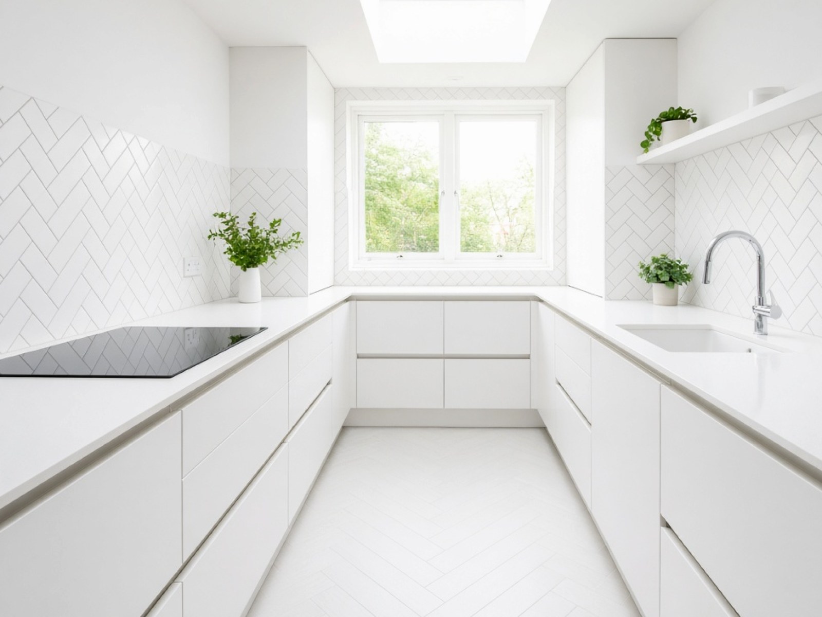 Navy Veil Solid Surface kitchen worktop